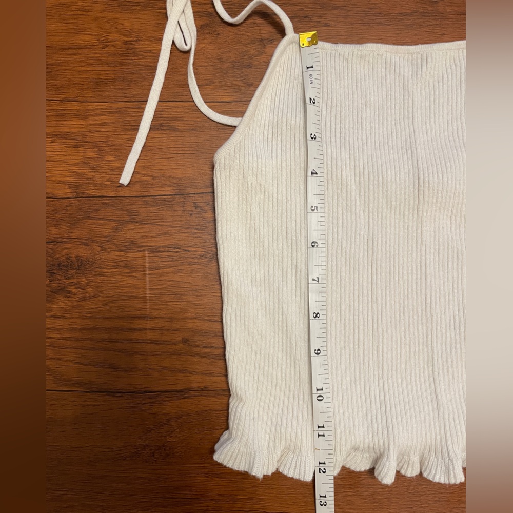 Abercrombie and Fitch Tie-Strap Crop Tank - Picture 3 of 6